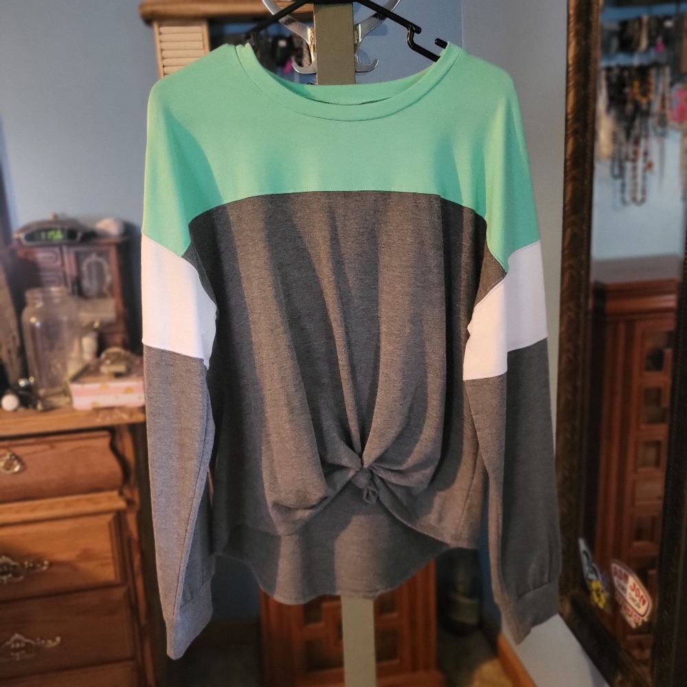 Crop Crew Neck Sweater